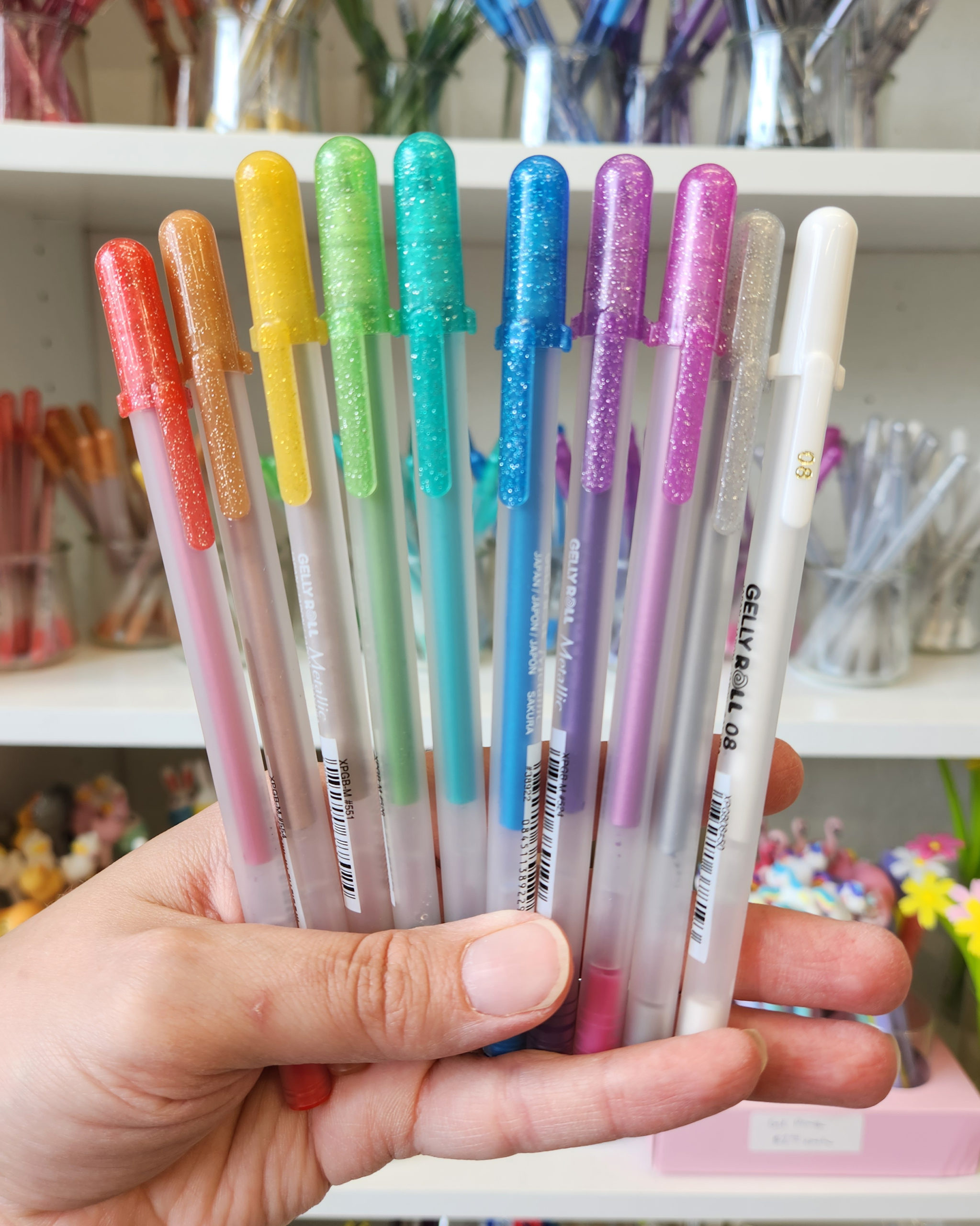 Sakura Gelly Roll Pen Set, 5-Colors, Dark Metallic