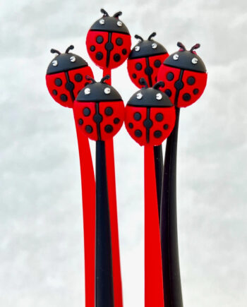 Ladybug Wiggle Gel Pen | Single Pen, Black